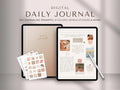 Carnet de bord numérique | Carnet numérique | Journal GoodNotes | Journal iPad | Cahier d'étudiant | Journal intime numérique | Journal Notability